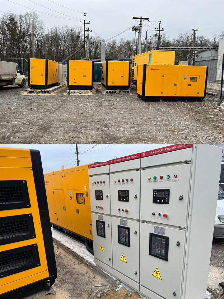 4 Units of SynchronizationDiesel Generator installed in Europe