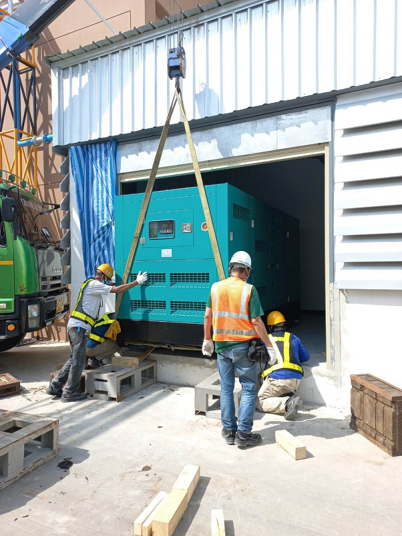 350kVA SDEC Generator Used for Building Emergency Power Supply in Thailand