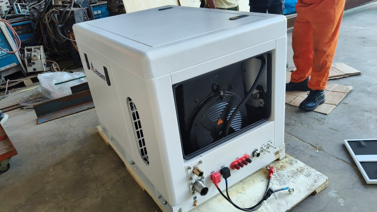 Marine Generator for Yacht install in Indonesia