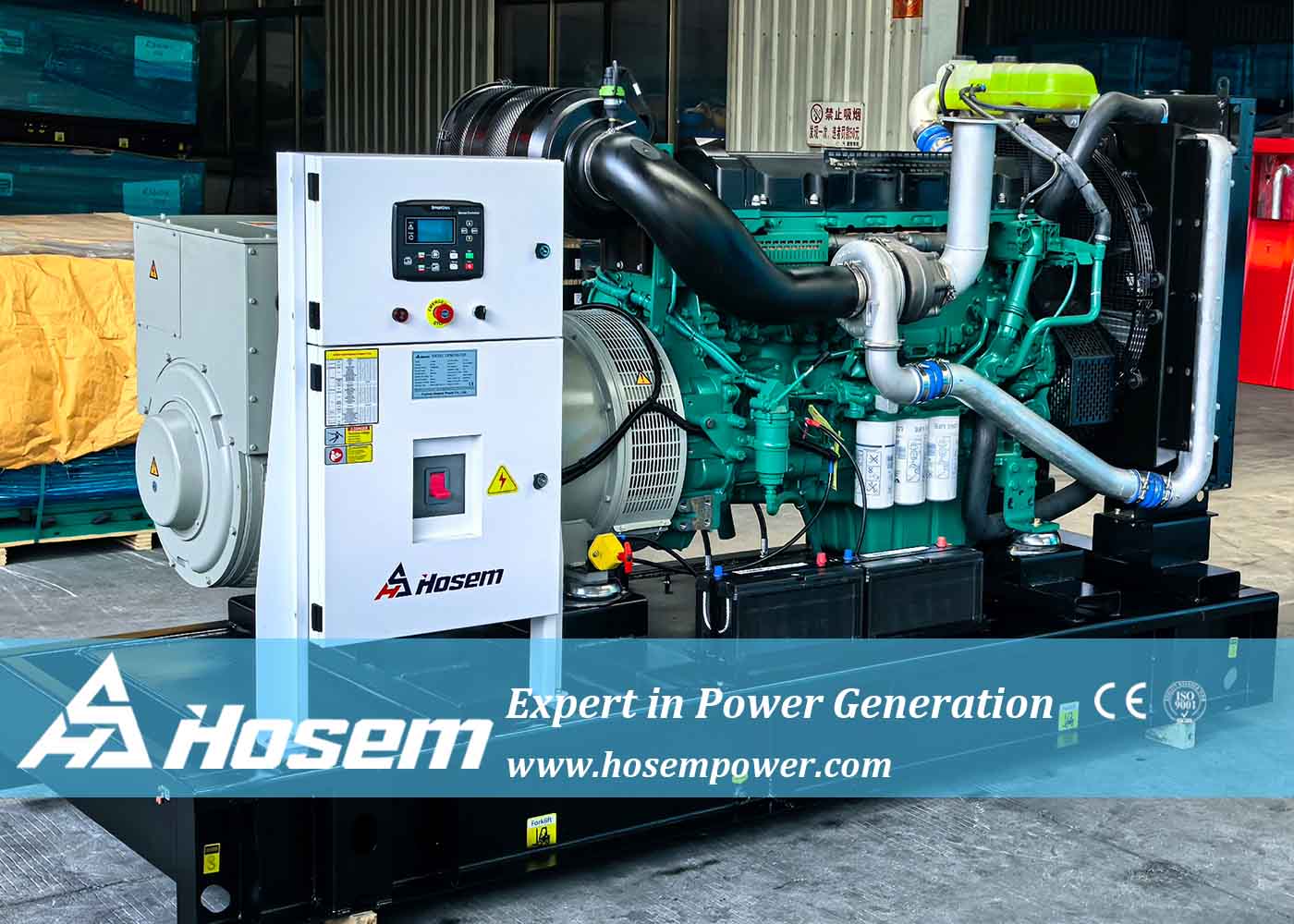 Open Type Diesel Generator Power by Volvo