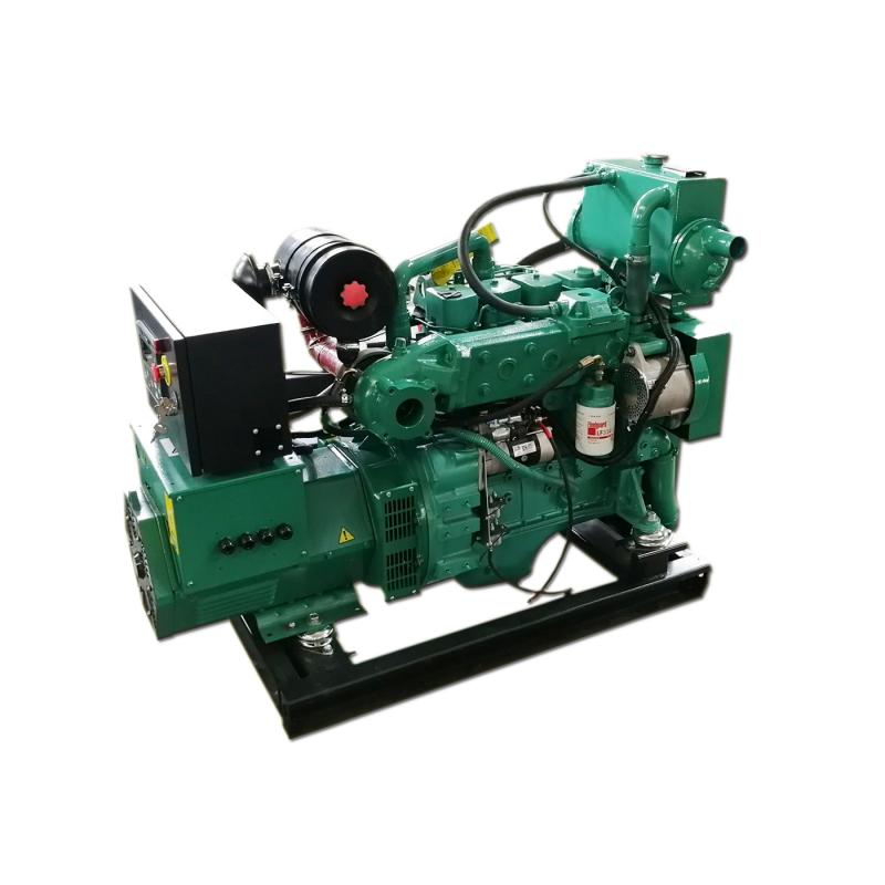 diesel marine generator wet exhaust