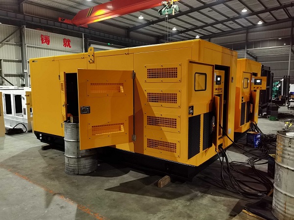 Synchronized Generator Set 500kVA in Load Testing