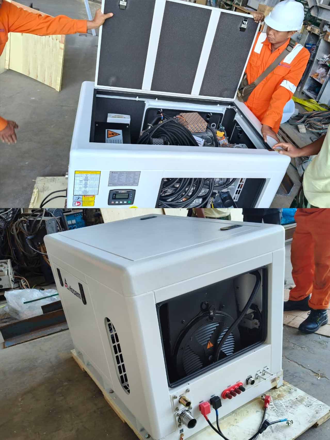 Silent Marine Generator Success Installed in Indonesia | Hosem Power